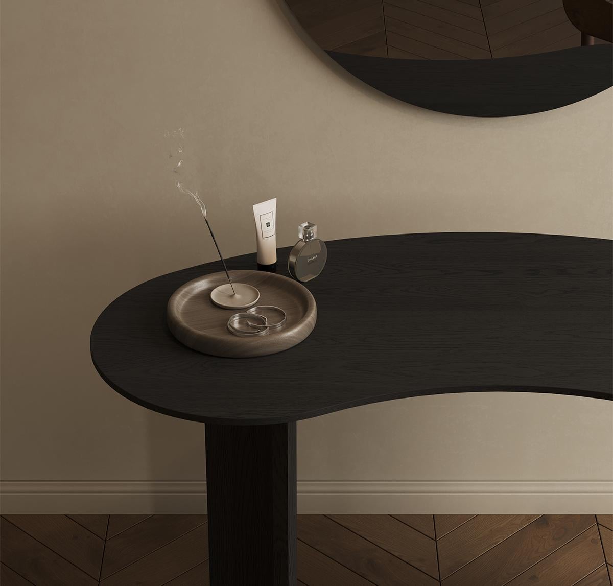 Japonisme KITA LIVING Flow Desk  Charcoal Black For Sale