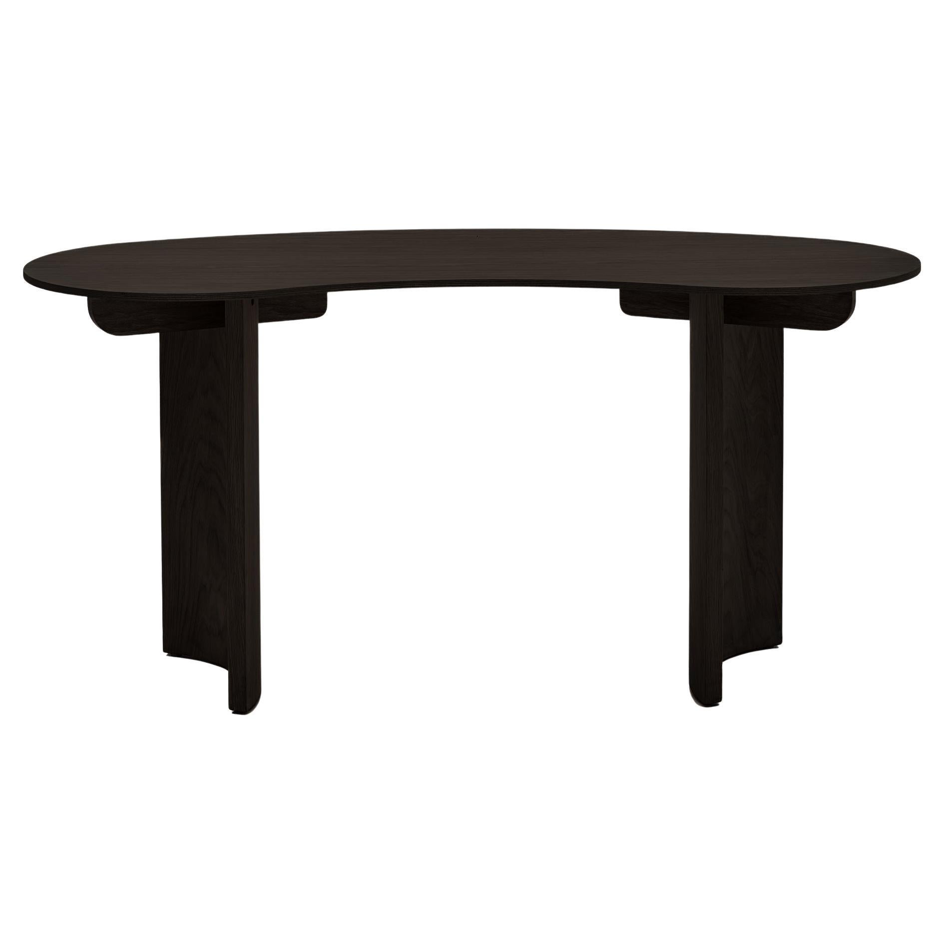 KITA LIVING Flow Desk  Charcoal Black For Sale