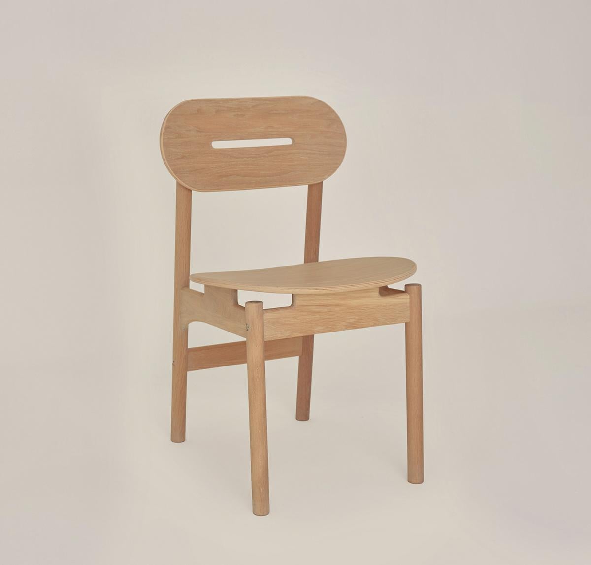 Japonisme KITA LIVING Frame Chair Elliptical - Oak Mist For Sale