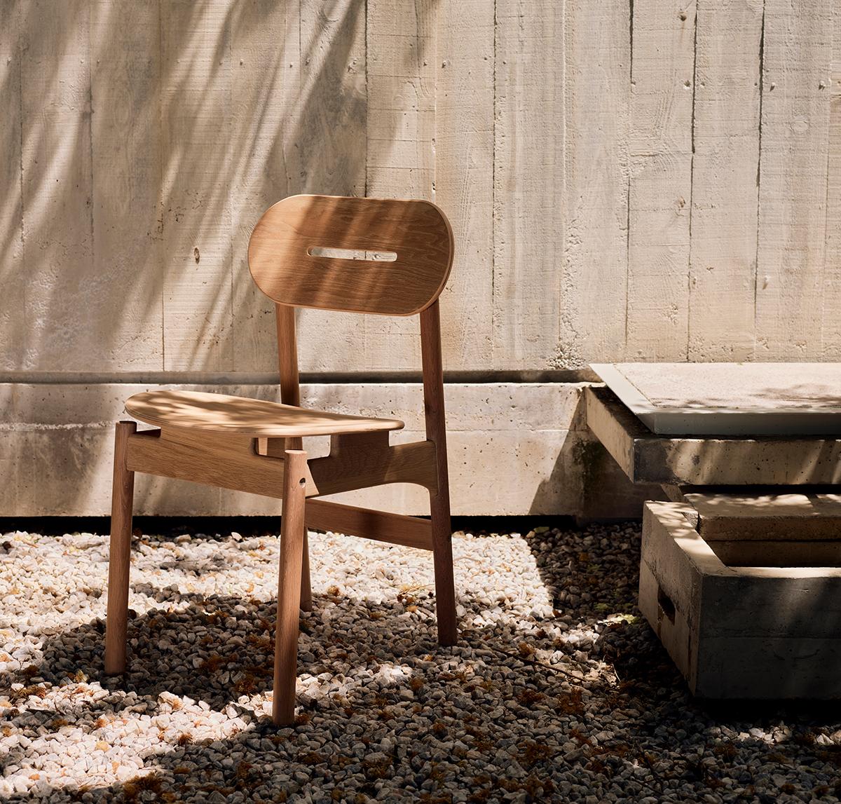 Woodwork KITA LIVING Frame Chair Elliptical - Oak Mist For Sale