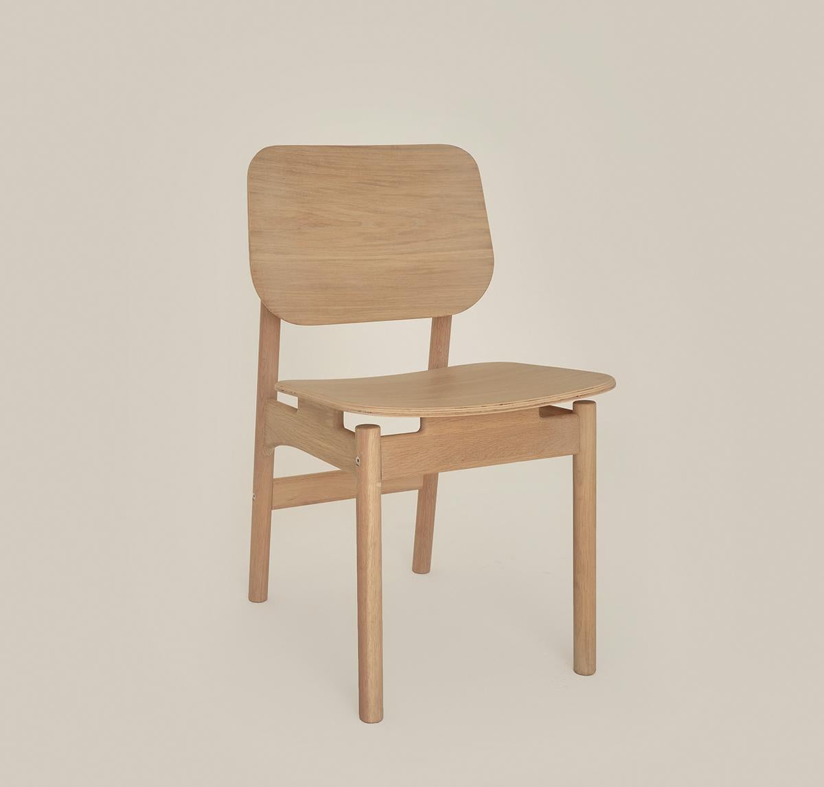 Asian KITA LIVING Frame Chair  Rectangular - Oak Mist For Sale
