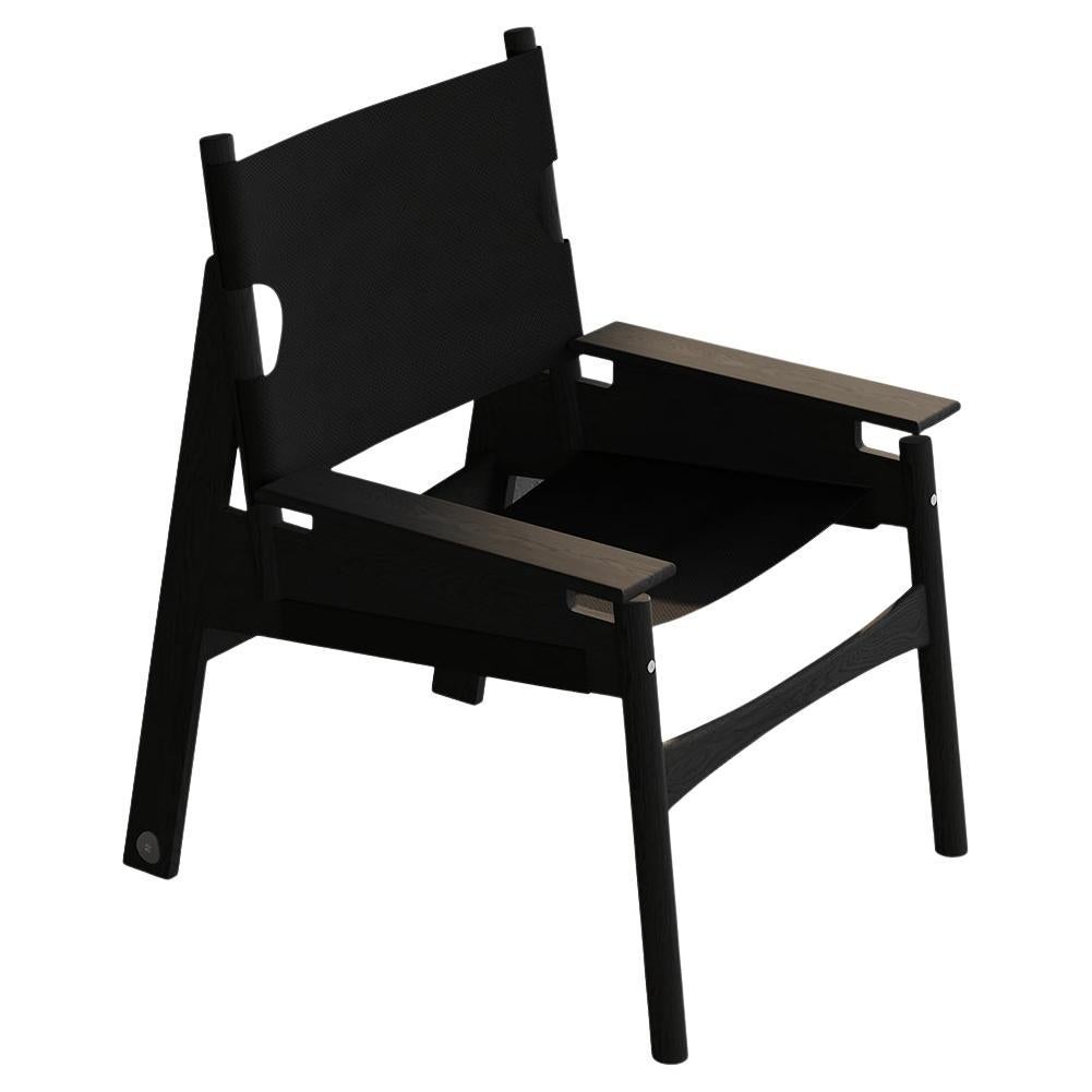 KITA LIVING Frame Lounge Chair 2/3  Charcoal Black