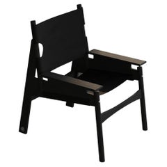 KITA LIVING Frame Lounge Chair 2/3  Charcoal Black