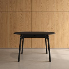 KITA LIVING Frame Table  Elliptical - Charcoal Black