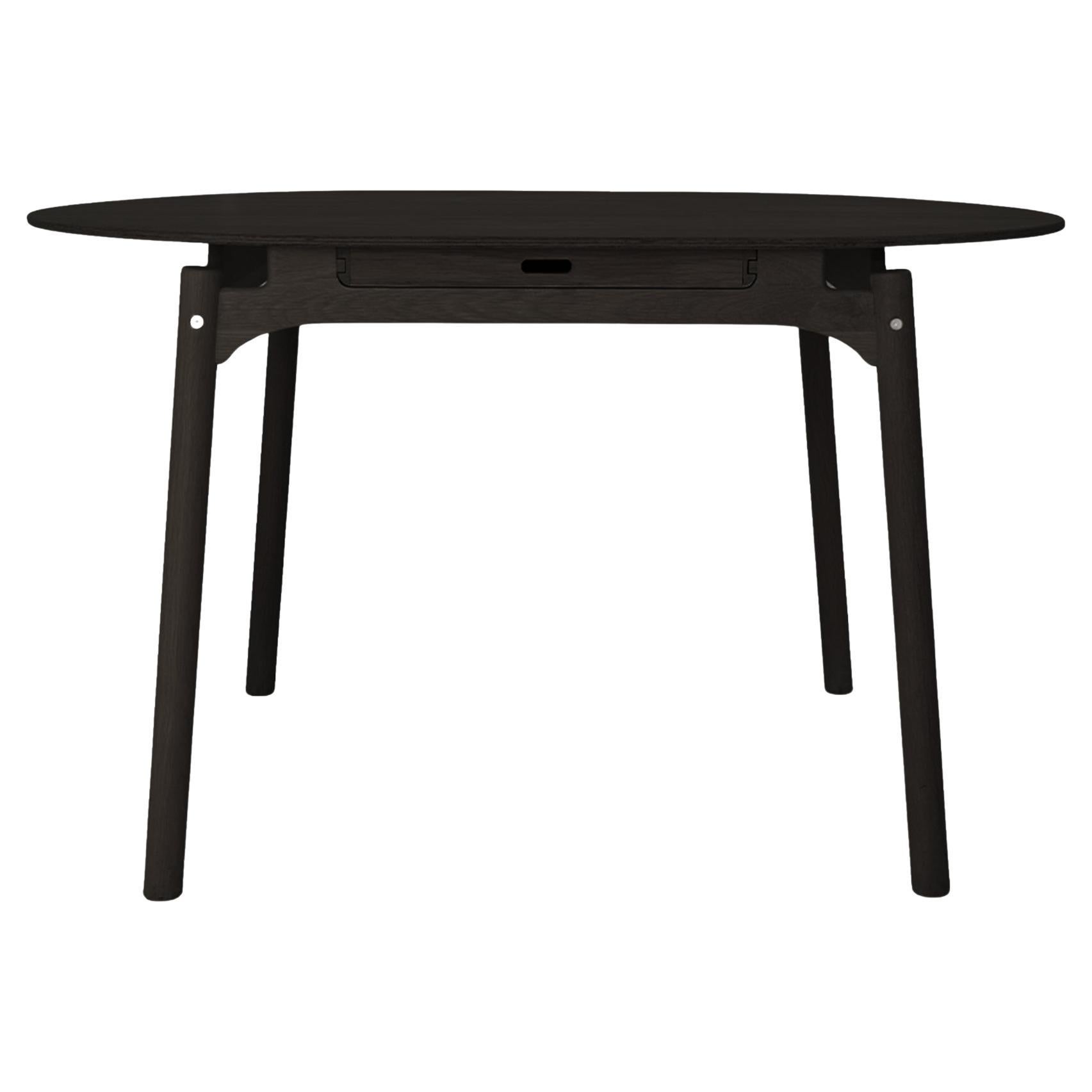 KITA LIVING Frame Table  Elliptical - Charcoal Black