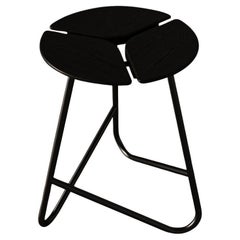 KITA LIVING Sgabello Hana Or  Nero carbone