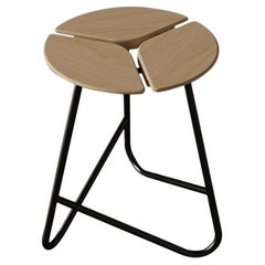 KITA LIVING Sgabello Hana Or  Oak Mist - Nero