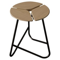KITA LIVING Hana Stool  Oak Mist - Black