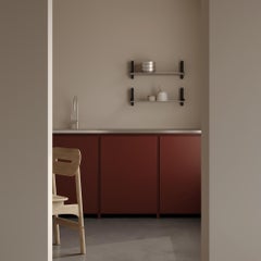 KITA LIVING Shelf No: 1 - Charcoal Black