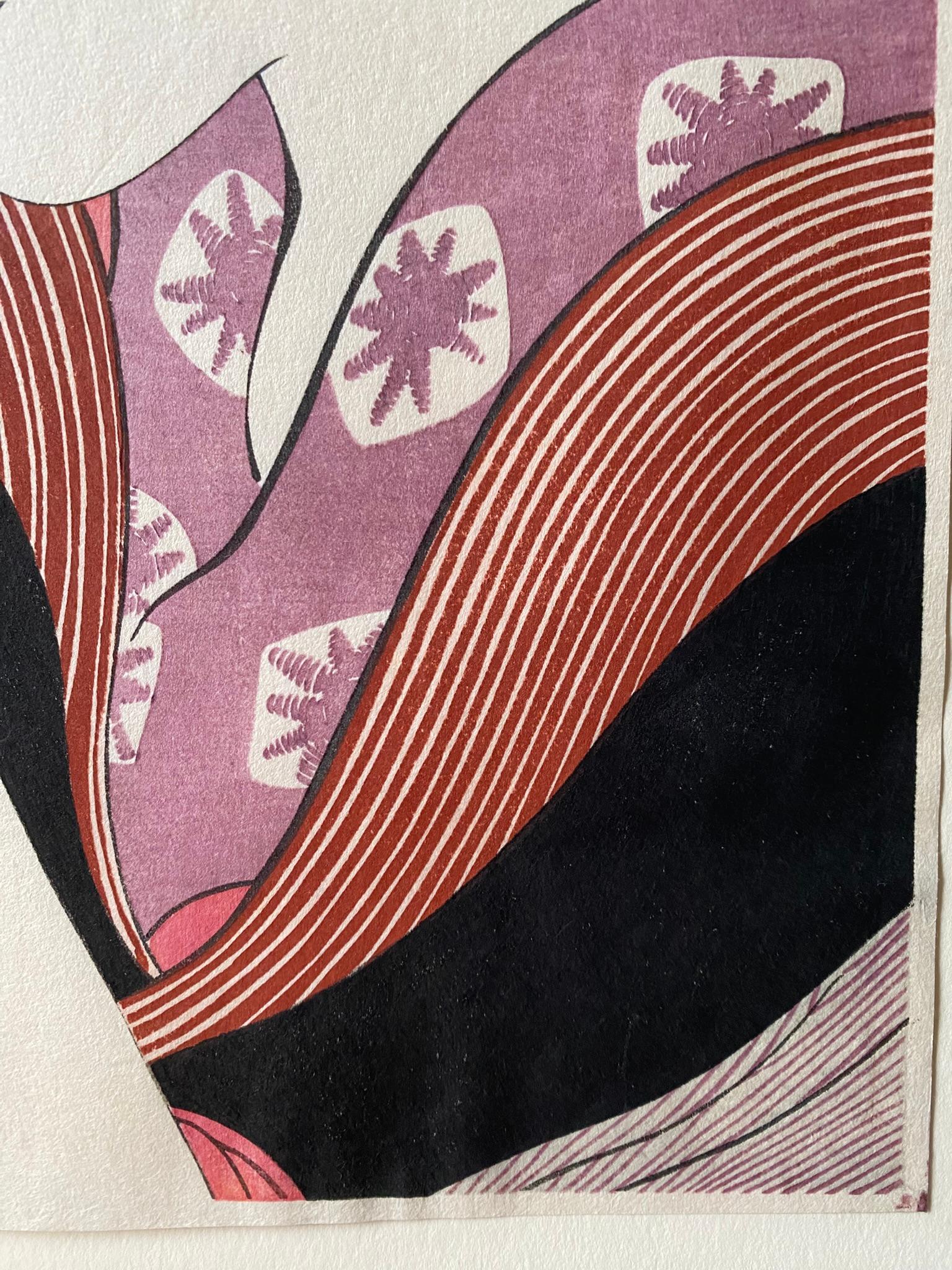 歌麿筆Utamaro Hitsu comme scellé - de six maisons de Yoshiwara - éditeur Omiya Gonkuro en vente 4