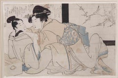 Komatsu Biki - Woodcut attire. to Kitagawa Utamaro - 1800 ca.