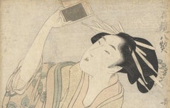 Utamaro, Original Japanese Woodblock Print, 18th Century, Beauty, 47 Rōnin, Edo