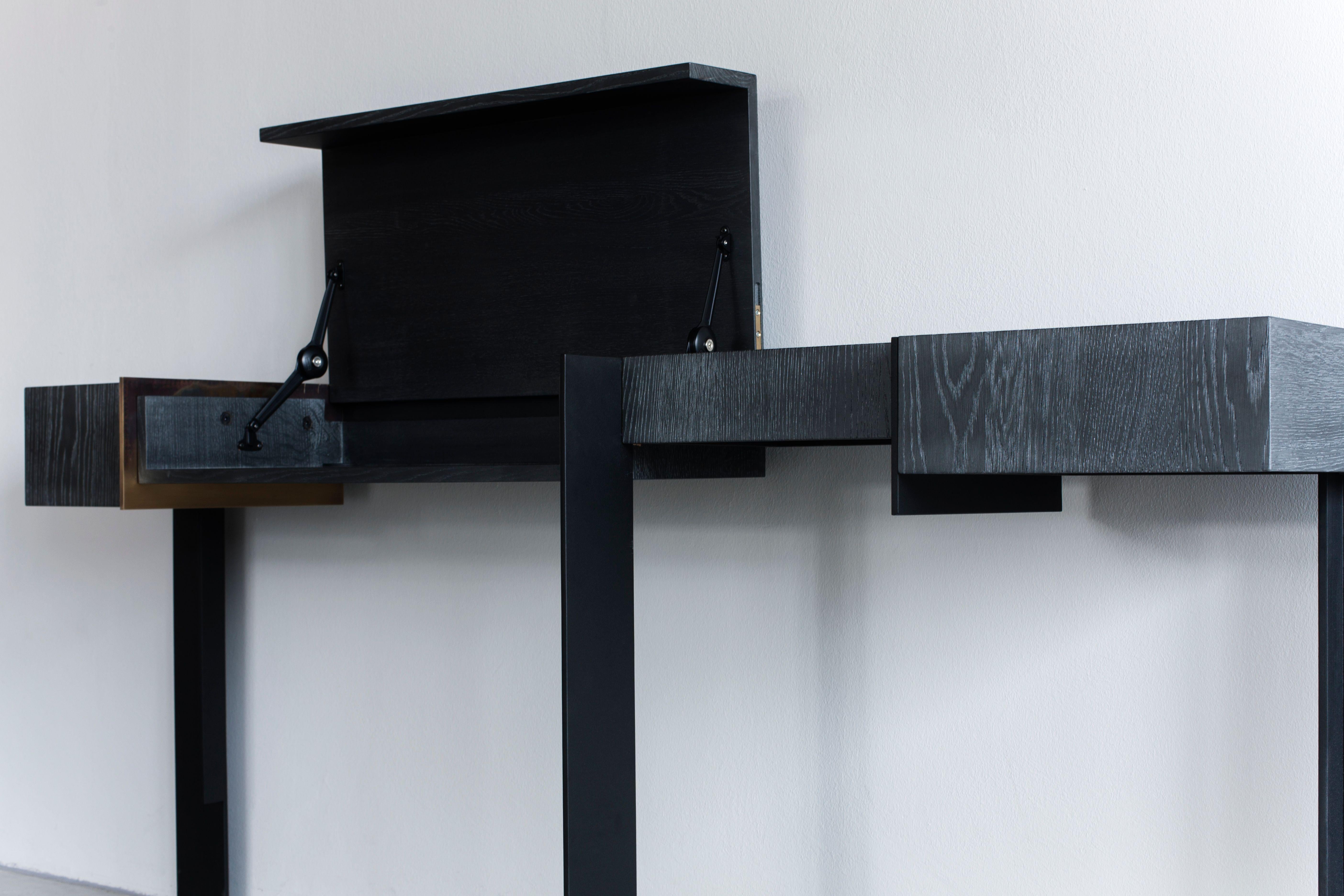 Contemporary Kitale Console Table by Van Rossum For Sale
