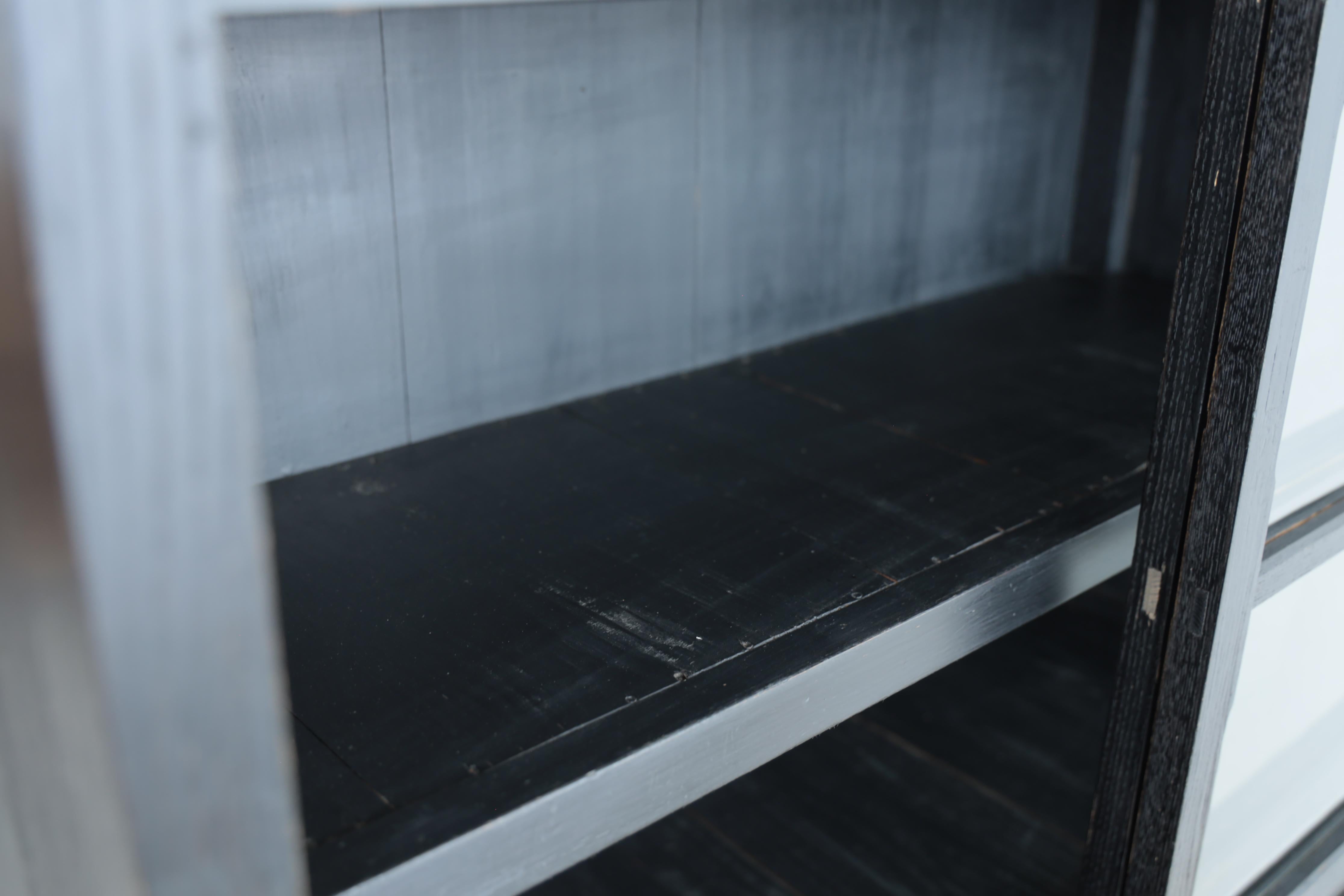 Cocina Armarios Negros, Antigüedades Japonesas, Almacenaje Tansu, Wabi Sabi, Japandi en venta 6