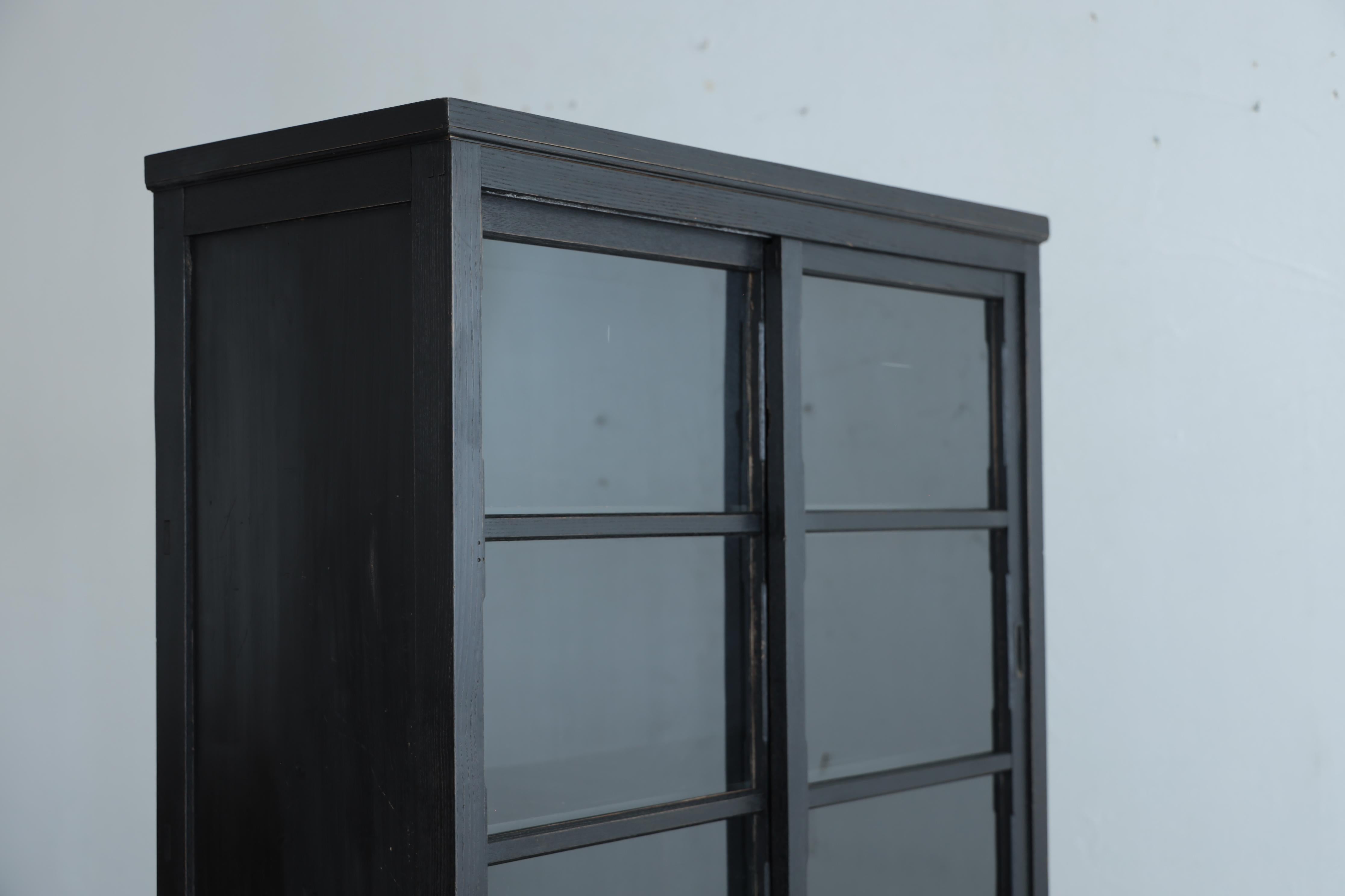 Cocina Armarios Negros, Antigüedades Japonesas, Almacenaje Tansu, Wabi Sabi, Japandi en venta 1