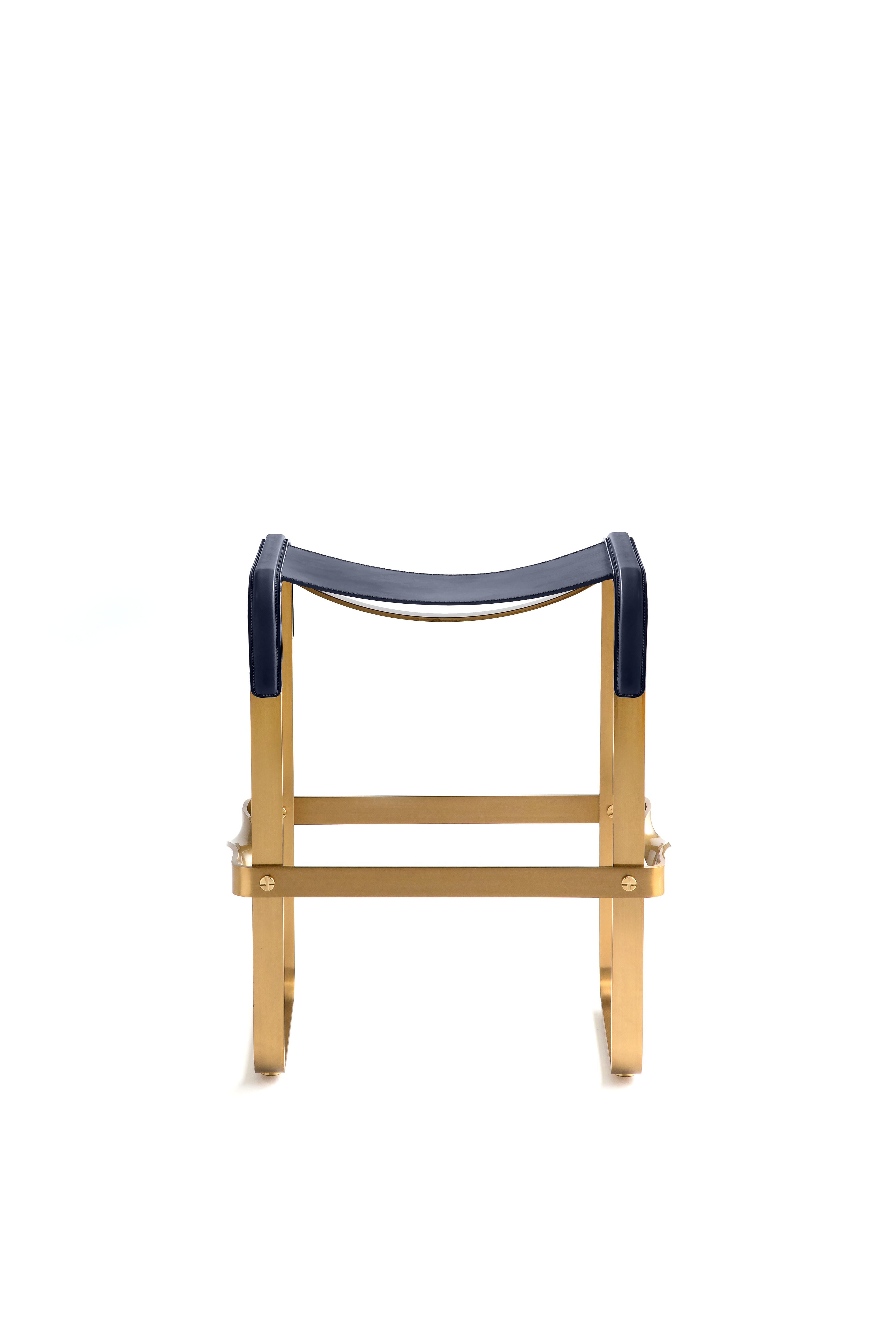 navy leather counter stools