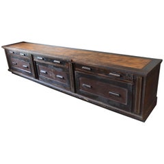 Kitchen Island, Entertainment Center, Work Counter, Maine Farm, circa 1850