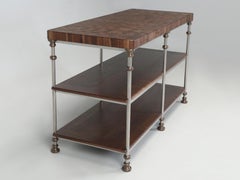 French Style Kitchen Butcher Block Island Any Size and Numerous Material Options