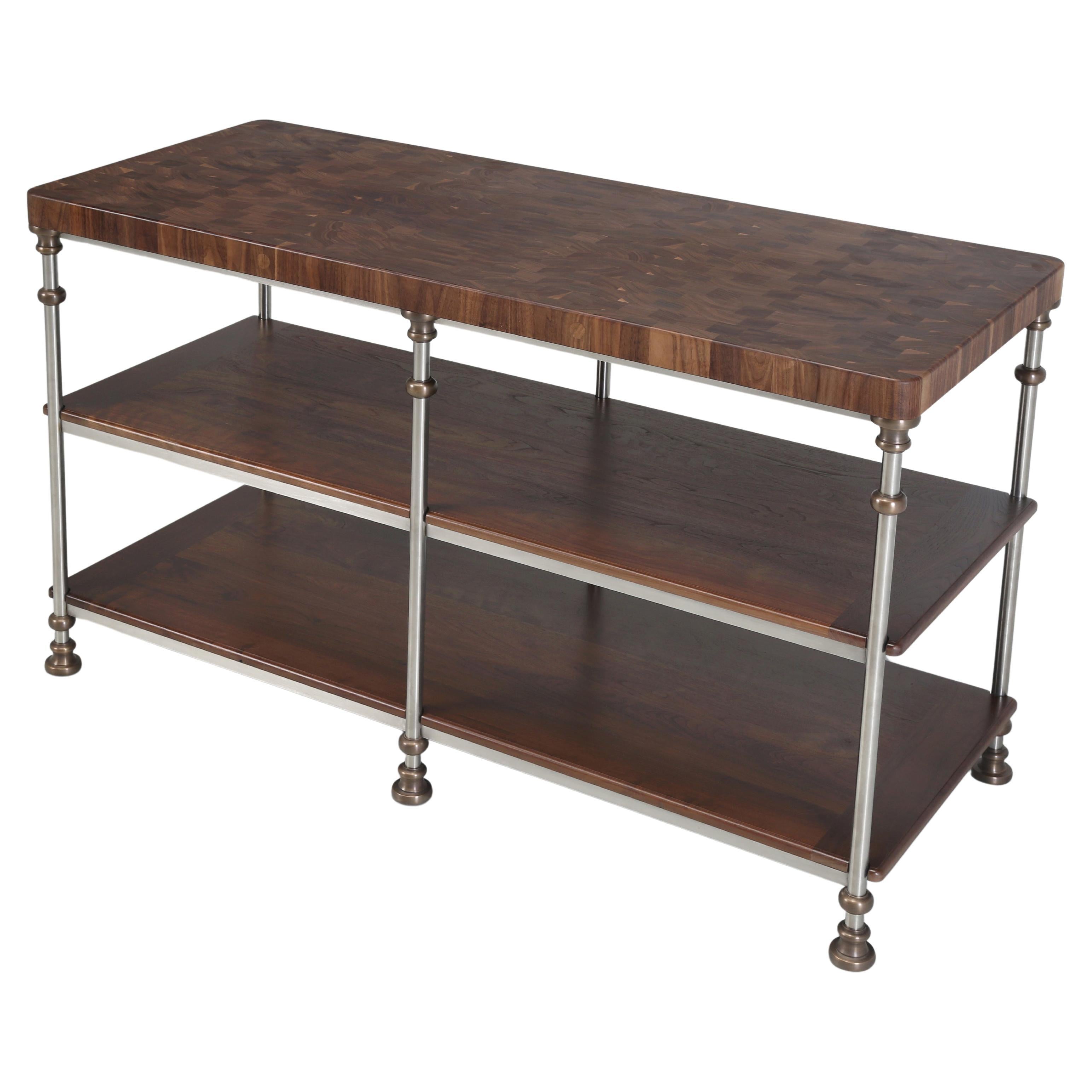  Kitchen Island Custom by Old Plank Spec Size and Numerous Material Options For Sale