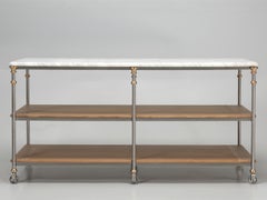 Kitchen Island in Stainless and Bronze from the Old Plank Collection in Any Size