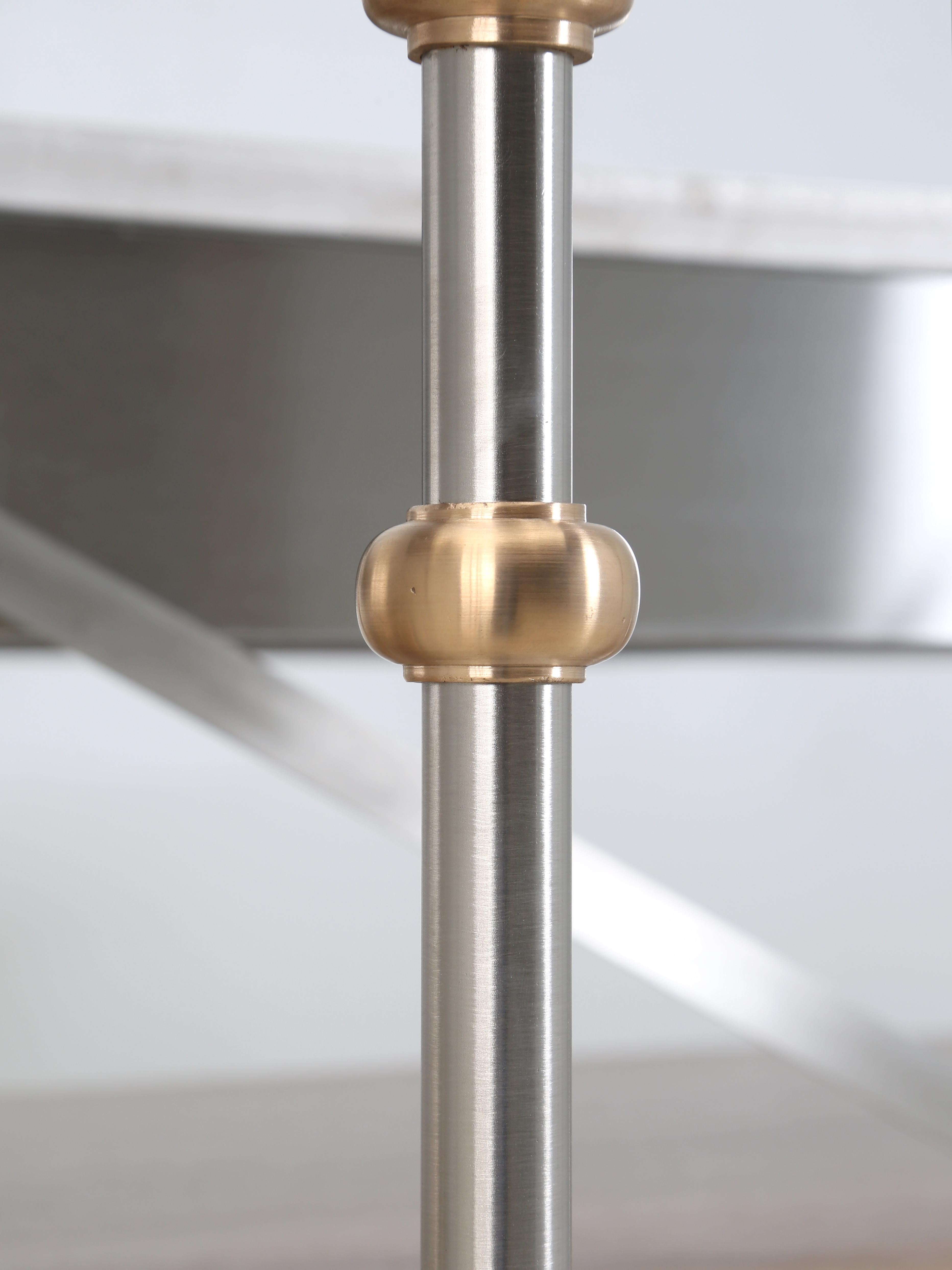 Kitchen Island in Stainless Bronze Oak Made to Order Chicago Any Size or Finish For Sale 7
