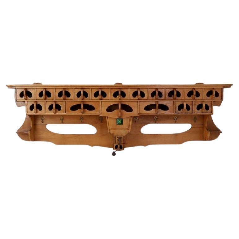 Kitchen rack / Archelle in sherry wood For Sale