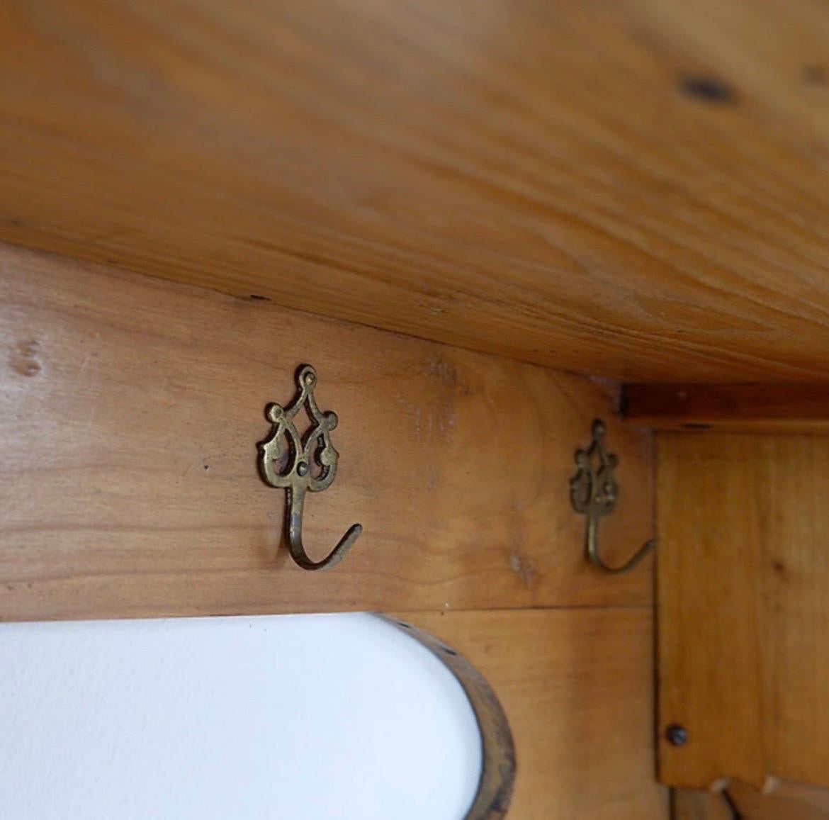 Kitchen rack / Archelle in sherry wood with 18 drawers and coffee grinder For Sale 4