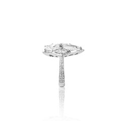 Kite and Hexagon Fancy Diamond Shapes Ring