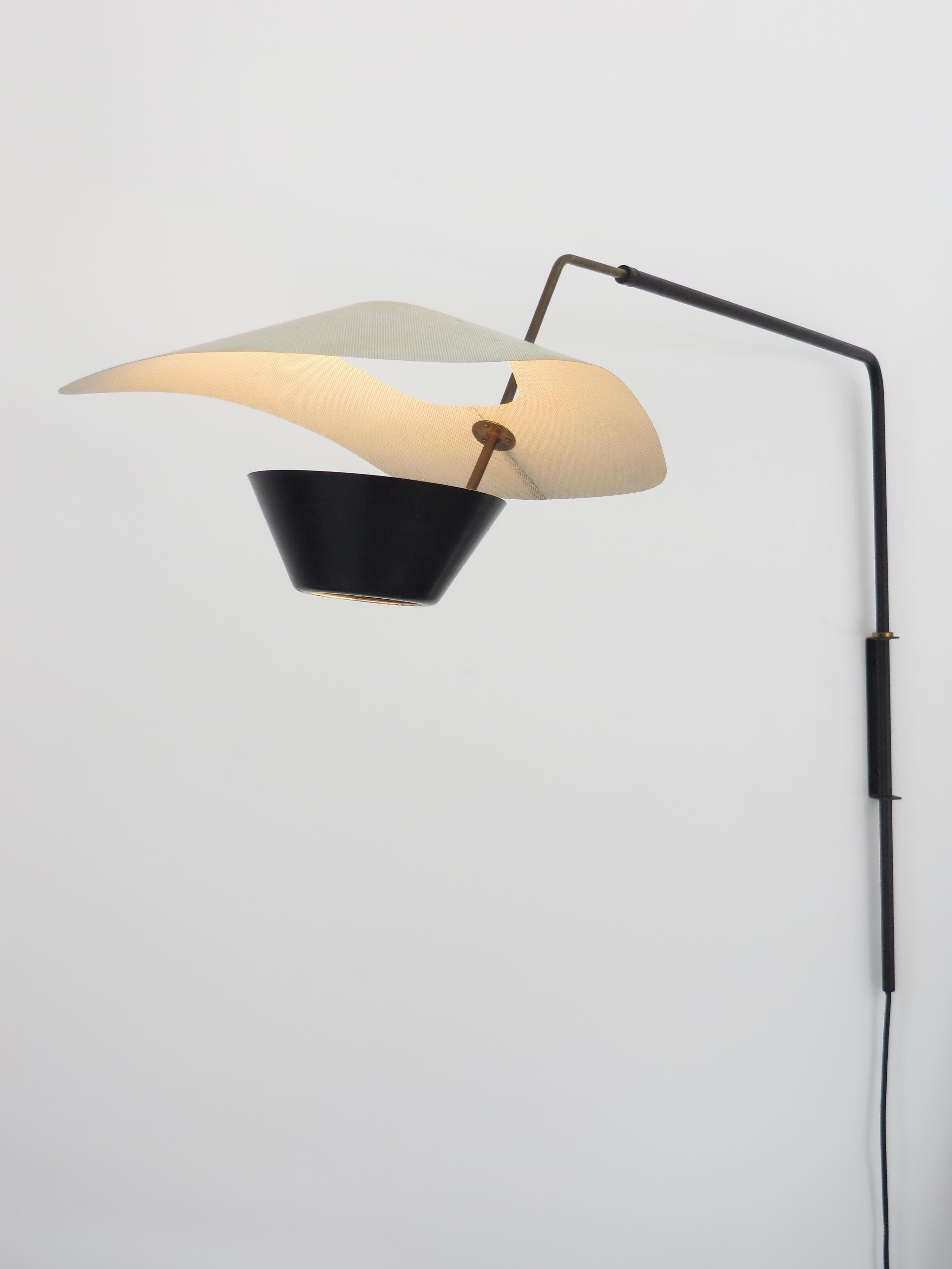 Kite Cerf Volant Applique Wall Light by Pierre Guariche Editioned by Disderot 7