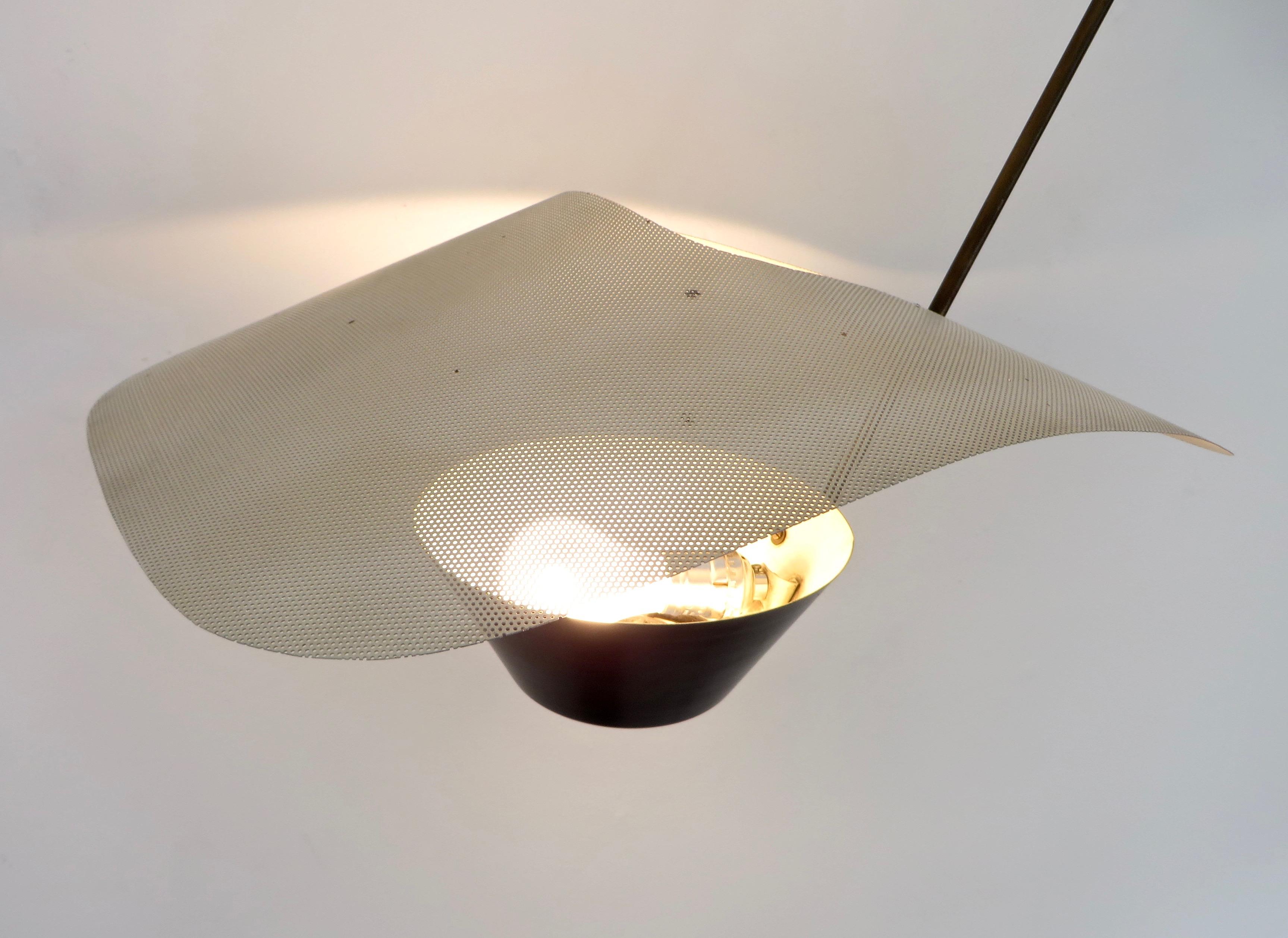 Kite Cerf Volant Applique Wall Light by Pierre Guariche Editioned by Disderot 9