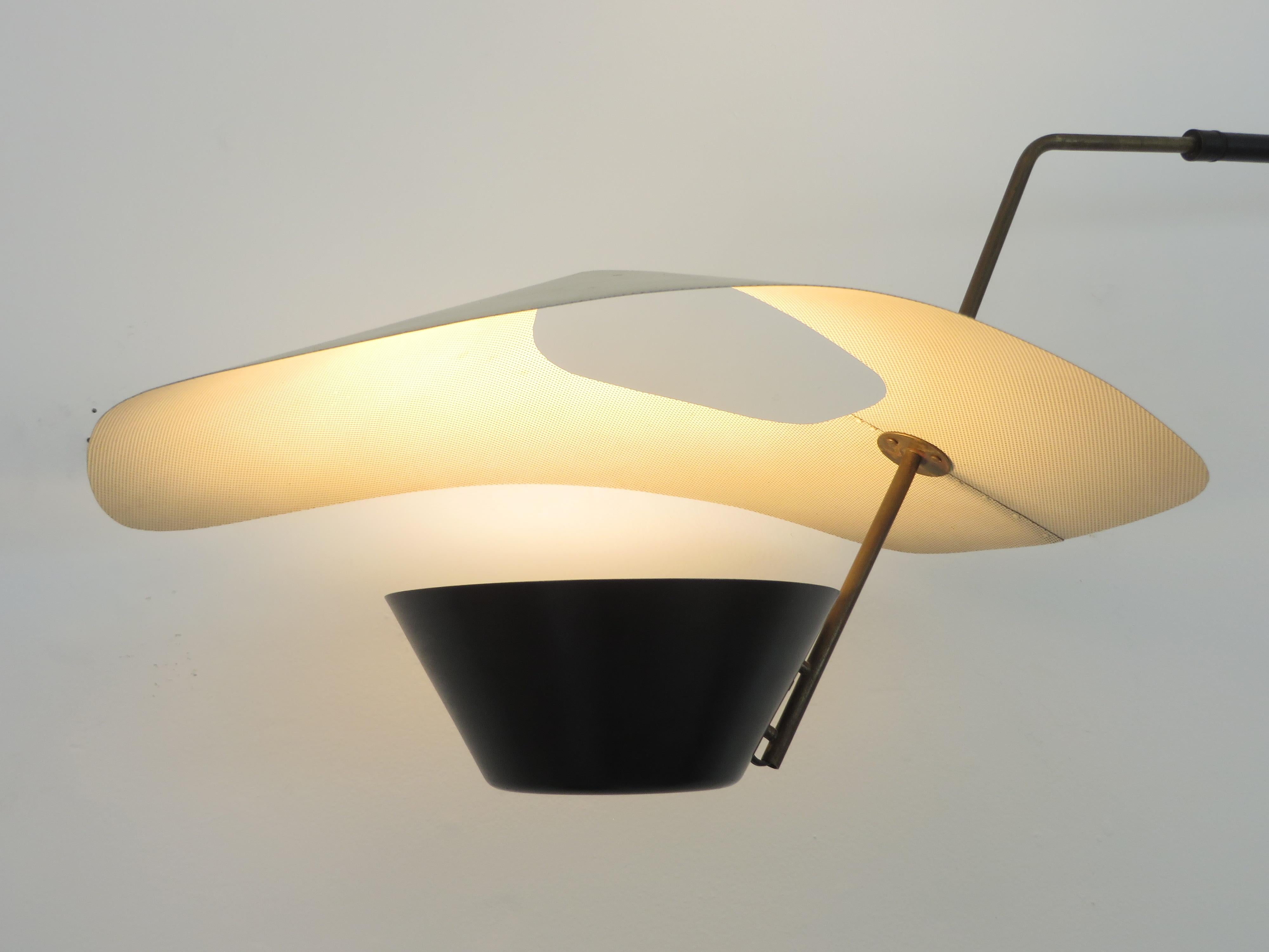Kite Cerf Volant Applique Wall Light by Pierre Guariche Editioned by Disderot 10