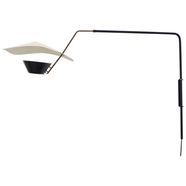 Kite Cerf Volant Applique Wall Light By Pierre Guariche Editioned By Disderot At 1stdibs
