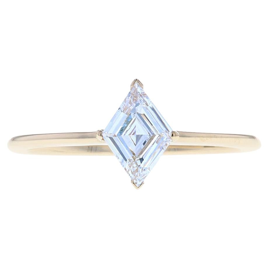 Kite Cut Diamond Engagement Ring For Sale