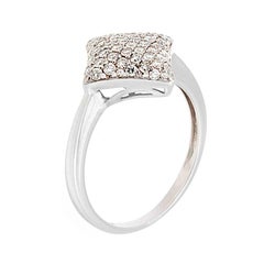 Kite Shape Diamond Gold Ring