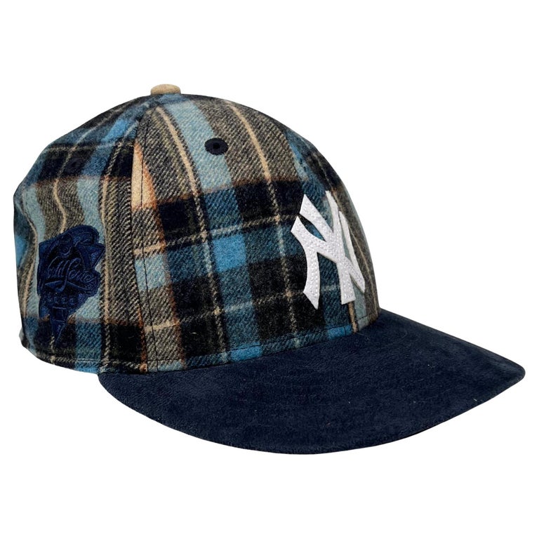 Kith and New Era for New York Yankees Plaid Suede Fitted Hat at 1stDibs