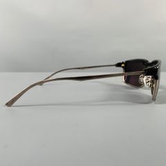 KITON -Napoli-  Black Silver Titanium Sunglasses