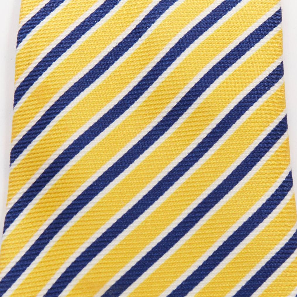 De los hombres KITON NAPOLI Set de 4 corbatas de vestir 100% seda rayas diagonales verde rosa púrpura en venta