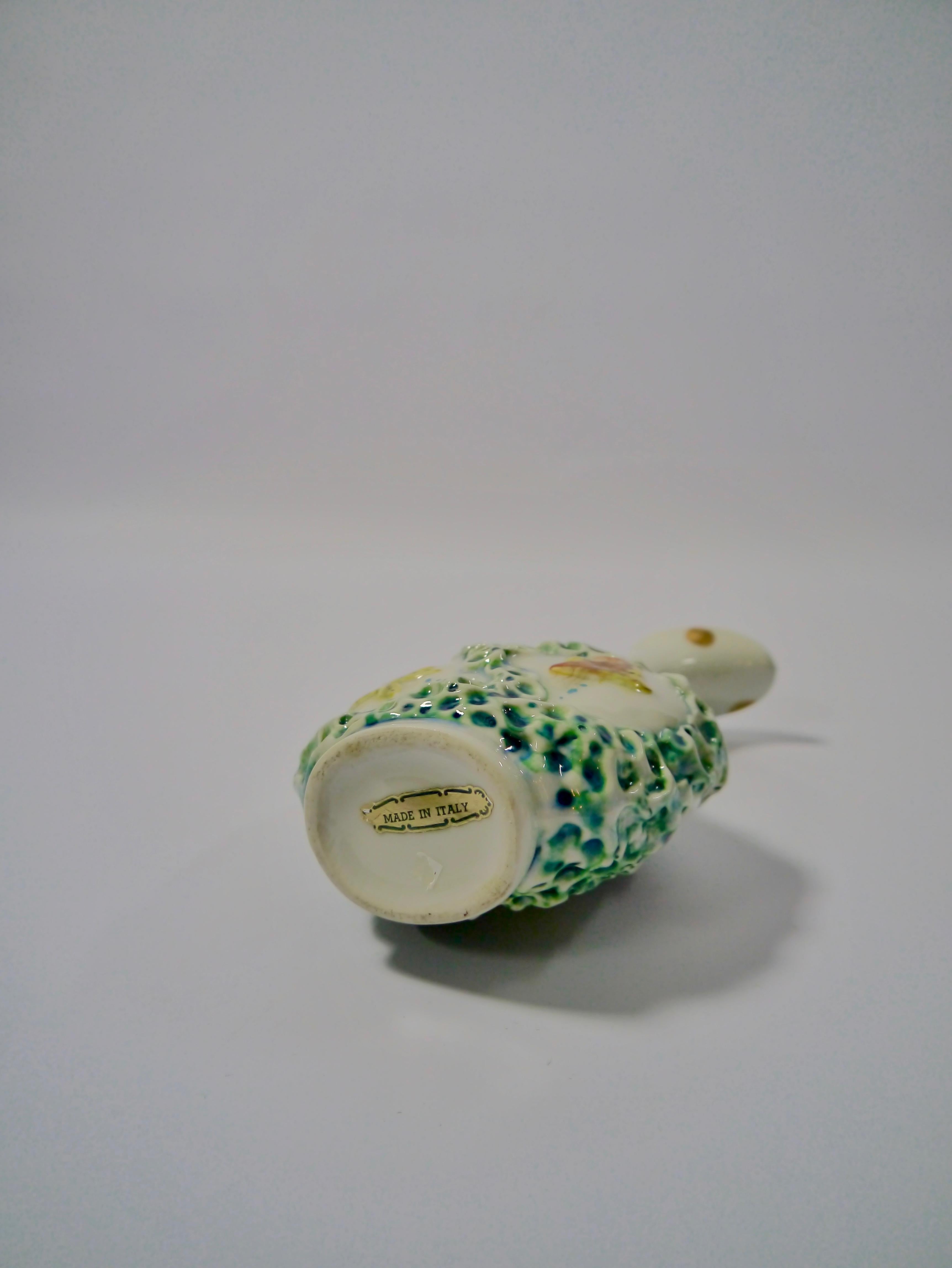 Vase ou récipient en porcelaine italien du milieu du siècle dernier:: très original en vente 3