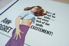 Kitten With A Whip '1964' Vintage Original Poster Linen Backed