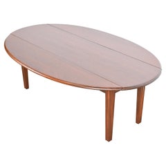 Kittinger American Colonial Mahogany Drop Leaf Coffee Table, Newly Refinished