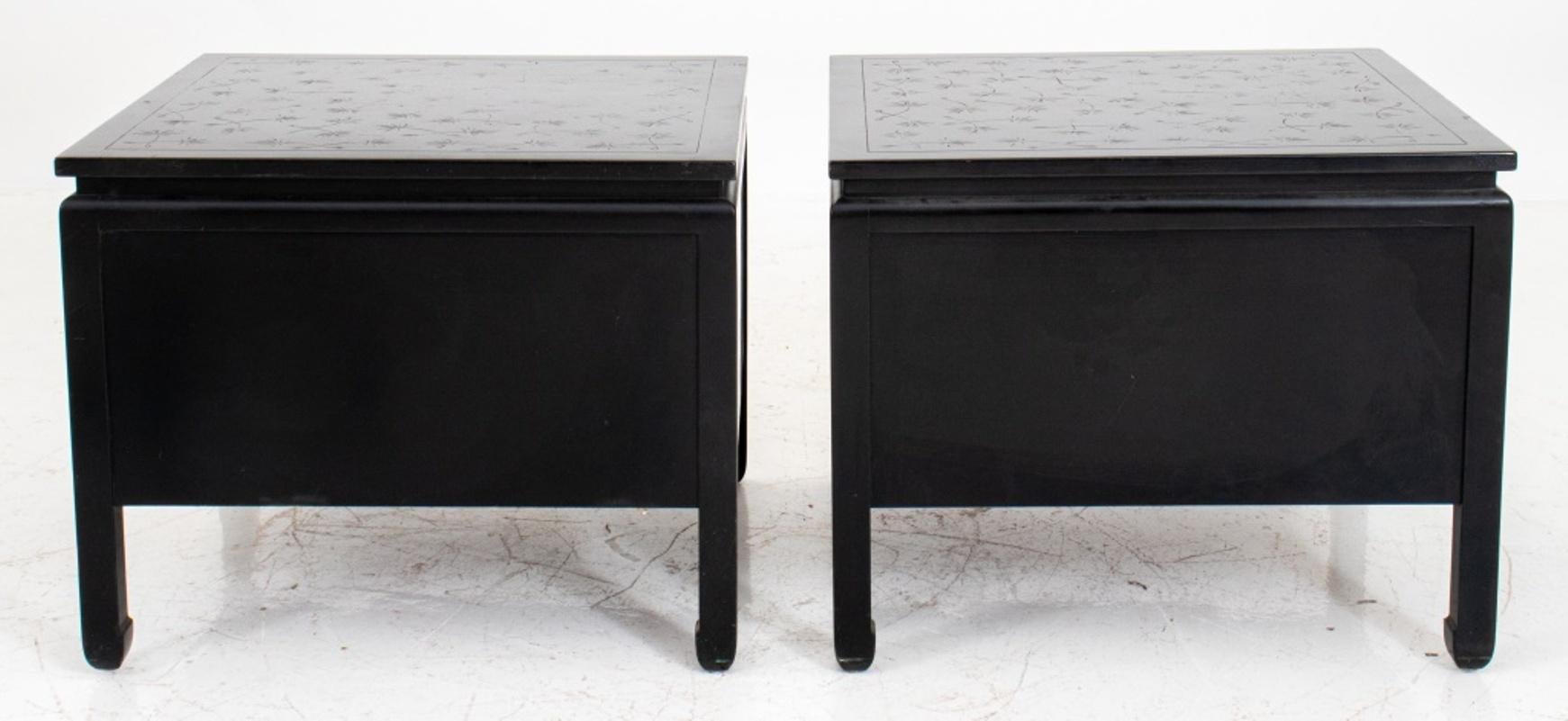 Kittinger Asian Modern Lamp Tables, Pair 5