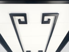 Kittinger Black & White Lacquer Mandarin Chest of 5 Drawers Dresser MINT!