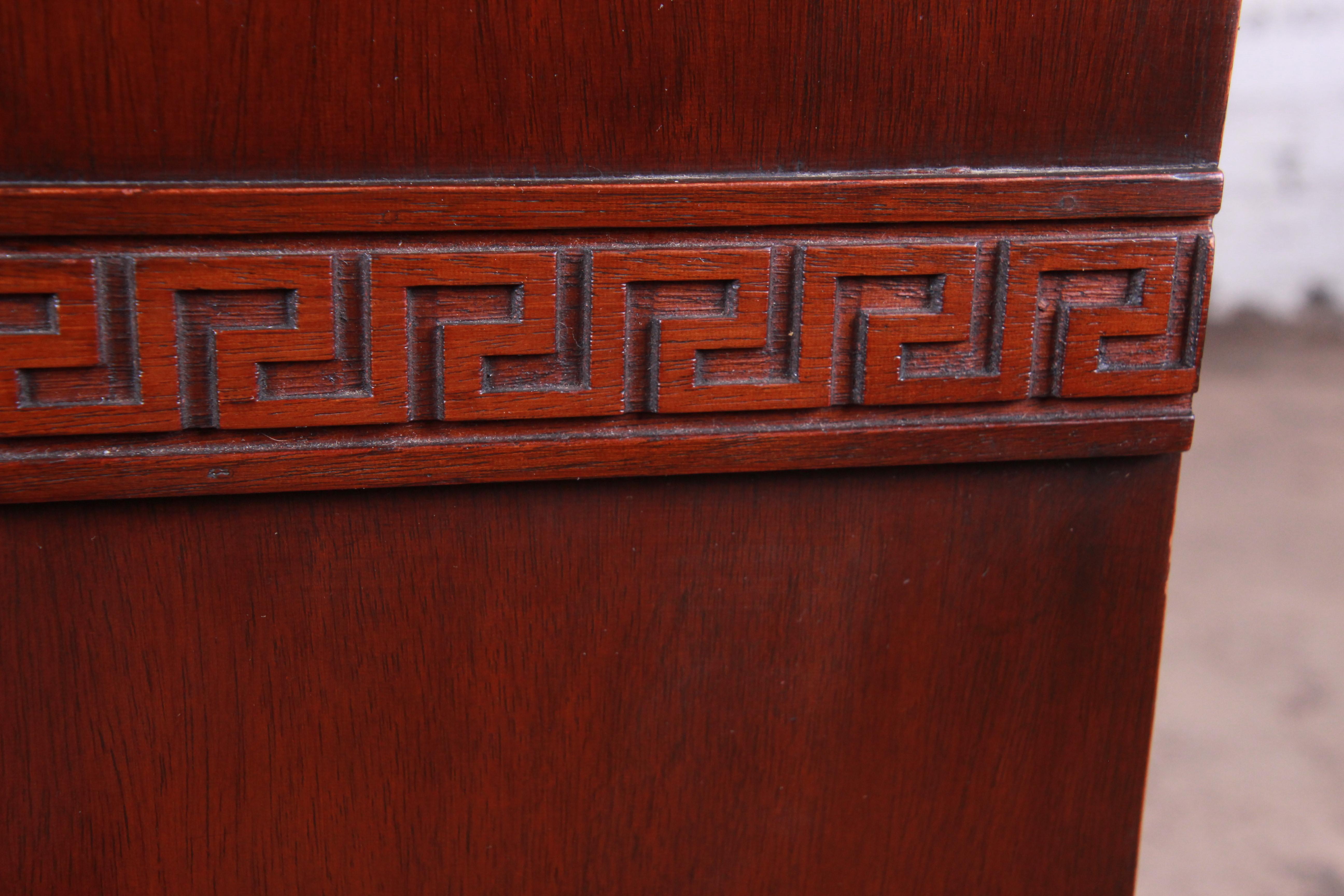 Kittinger Carved Mahogany Regency Sideboard Credenza or Bar Cabinet, circa 1940s 9
