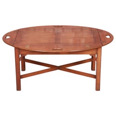 Kittinger Chippendale Mahogany Butler's Coffee Table