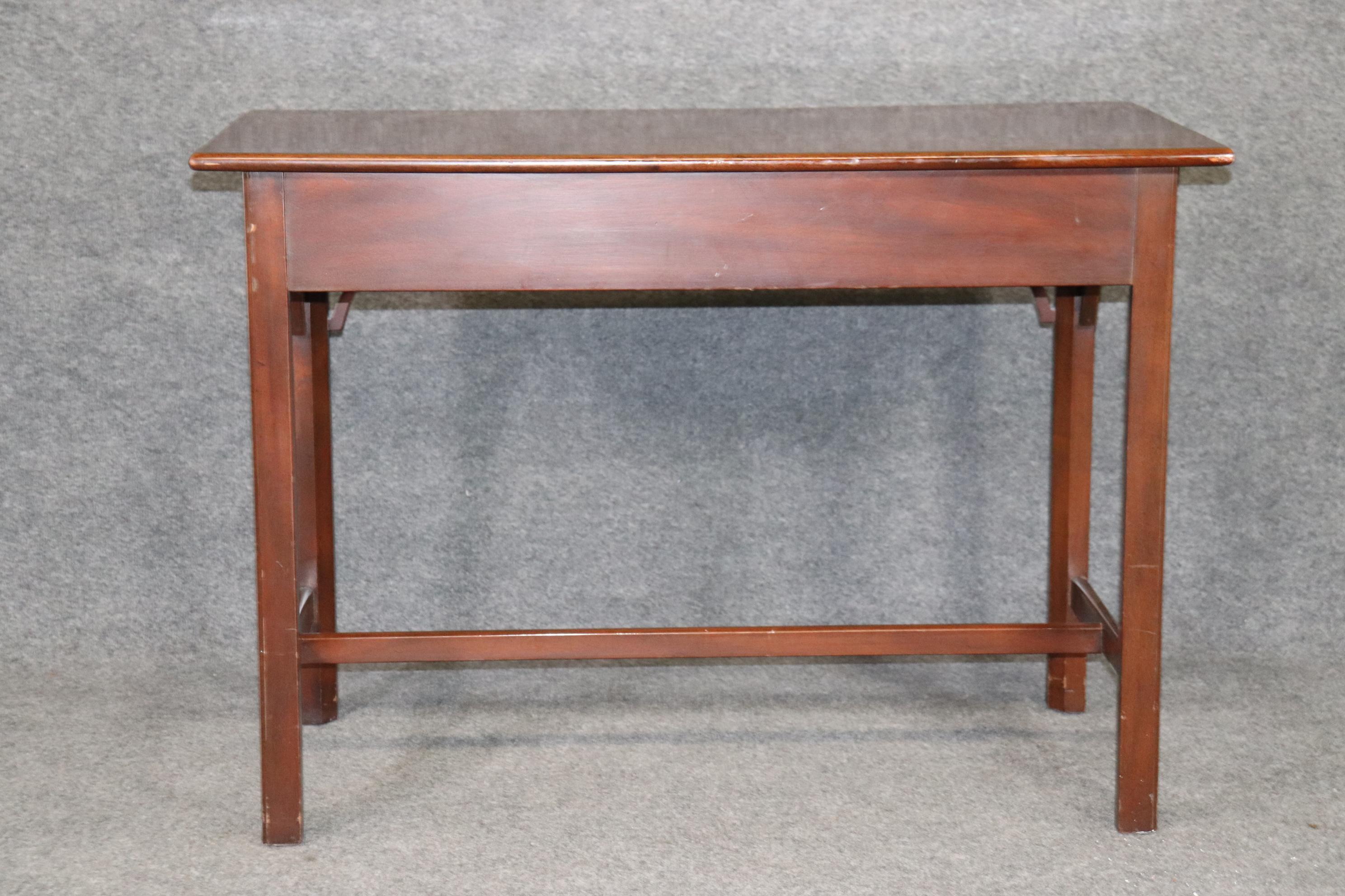 American Kittinger Colonial Williamsburg Collection Mahogany Writing Table  For Sale