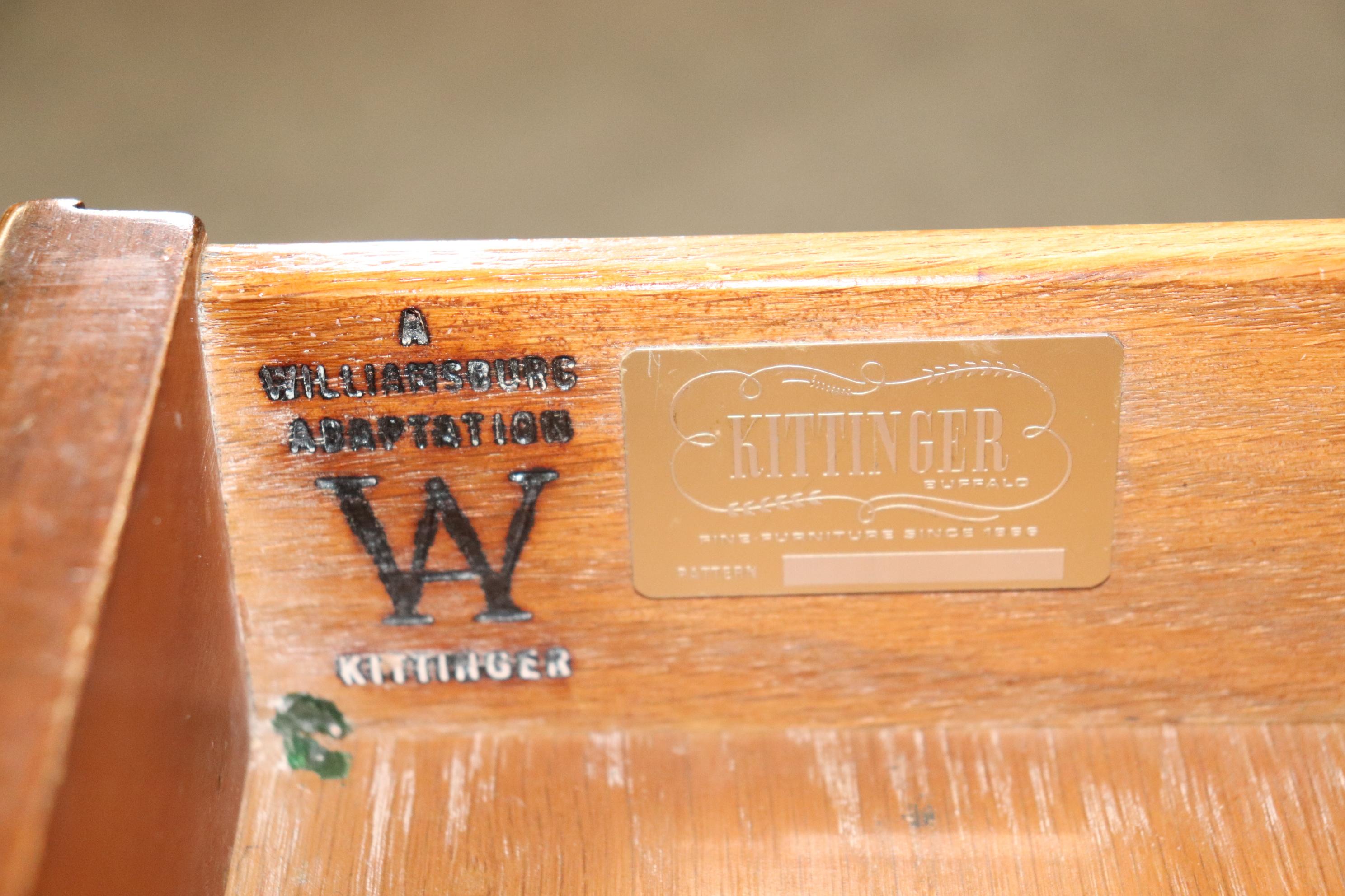 Kittinger Table à écrire en acajou de la collection Colonial Williamsburg  en vente 1