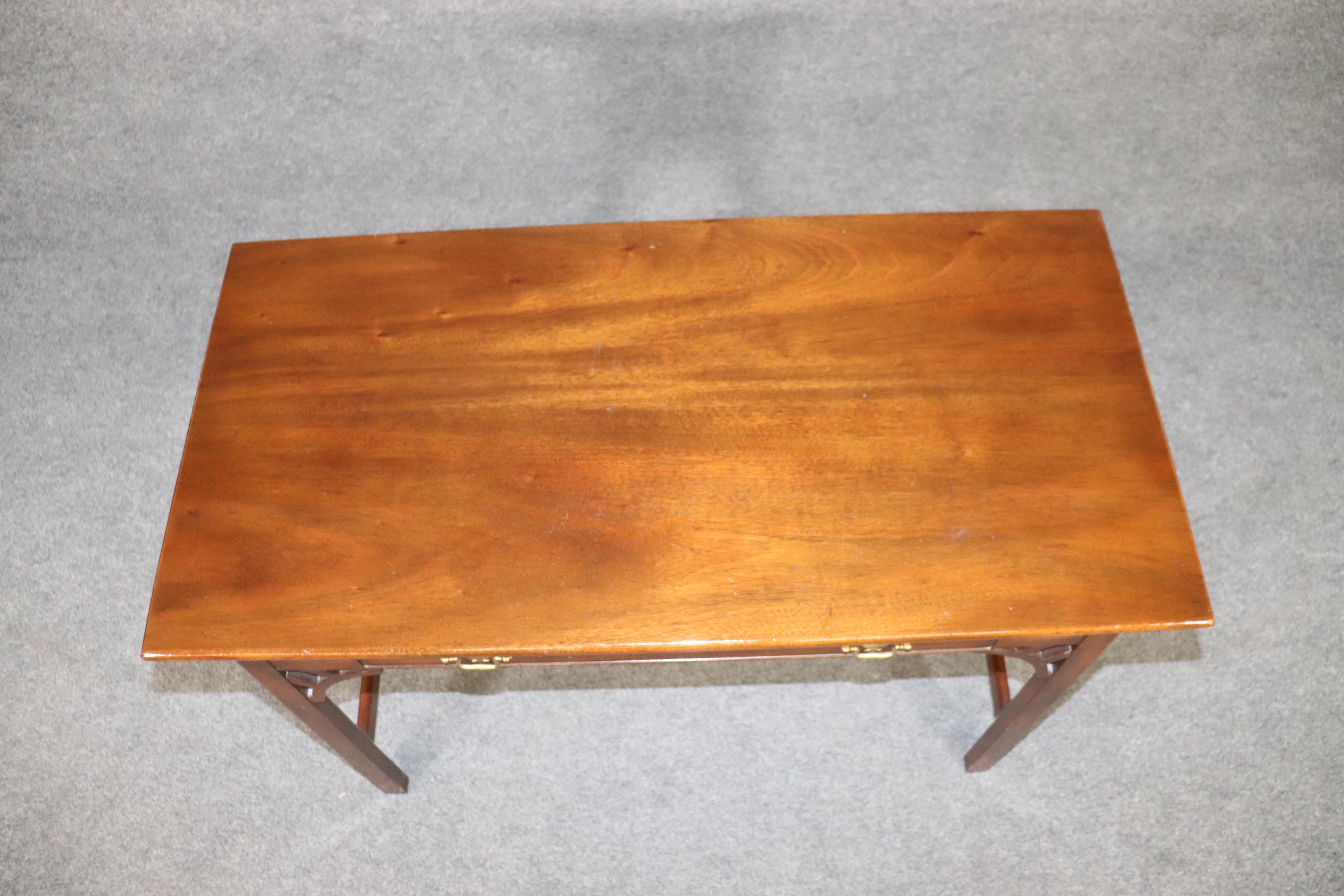 Kittinger Colonial Williamsburg Collection Mahogany Writing Table  For Sale 2