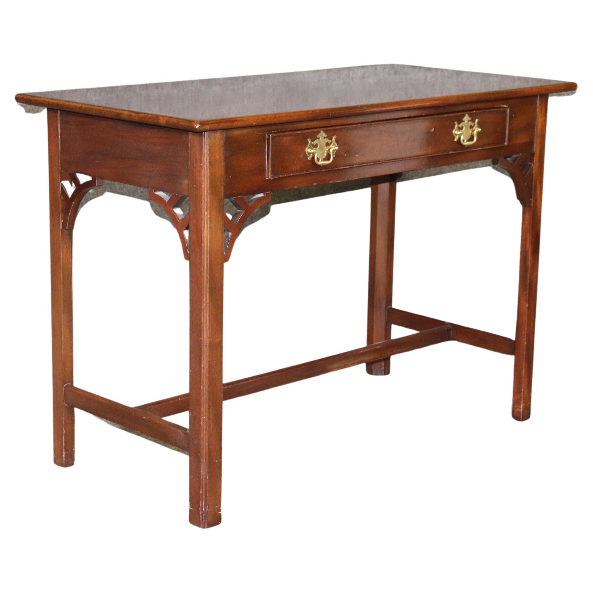 Kittinger Colonial Williamsburg Collection Mahogany Writing Table  For Sale