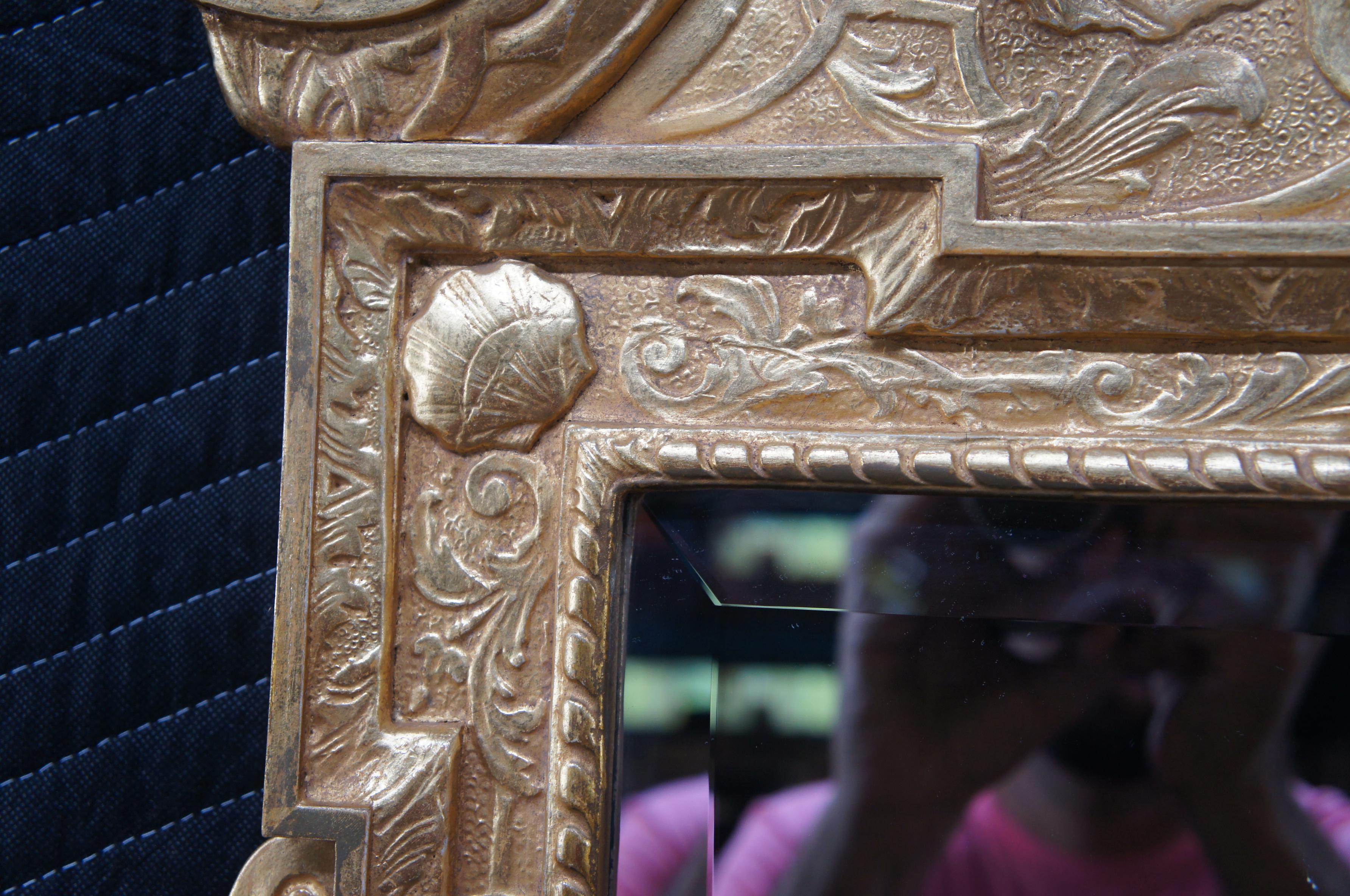 Kittinger Colonial Williamsburg George I Looking Glass Mirror Gold Leaf CW-LG 2
