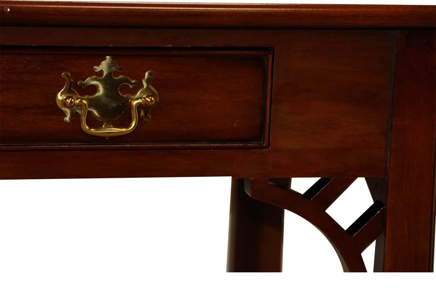 Kittinger Colonial Williamsburg Mahogany Console Traditional Table Desk 2